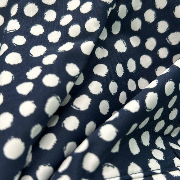 SPANX WOMENS SUNSHINE 6in SHORT NAVY PAINTED DOT POLL ON Sz SMALL NEW - Picture 9 of 10